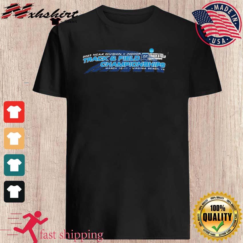Official NCAA Division II 2023 Indoor Track & Field Championship Shirt