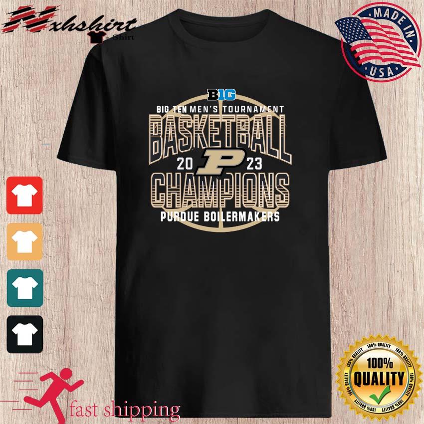 Purdue Boilermakers 2023 Big Ten Men's Basketball Conference Tournament Champions Shirt