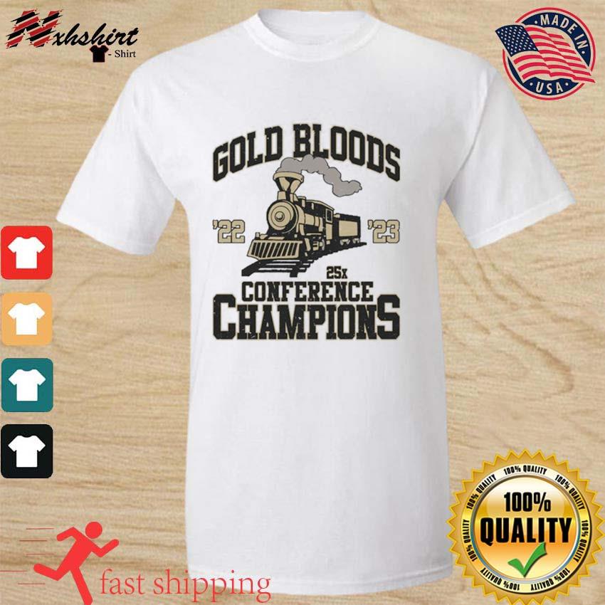 Purdue Boilermakers Gold Bloods 2023 Conference Champions Shirt