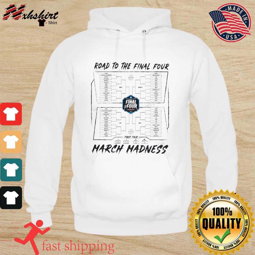 Road To The Final Four 2023 NCAA Men's Basketball Tournament March Madness Bracket Shirt hoodie