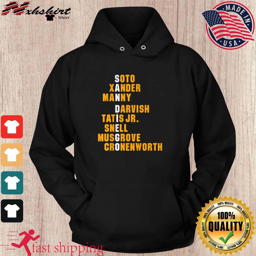 San Diego Baseball Names Players Shirt hoodie