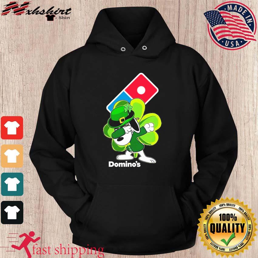 Snoopy Dabbing And Domino's Pizza St Patrick's Day Shirt hoodie