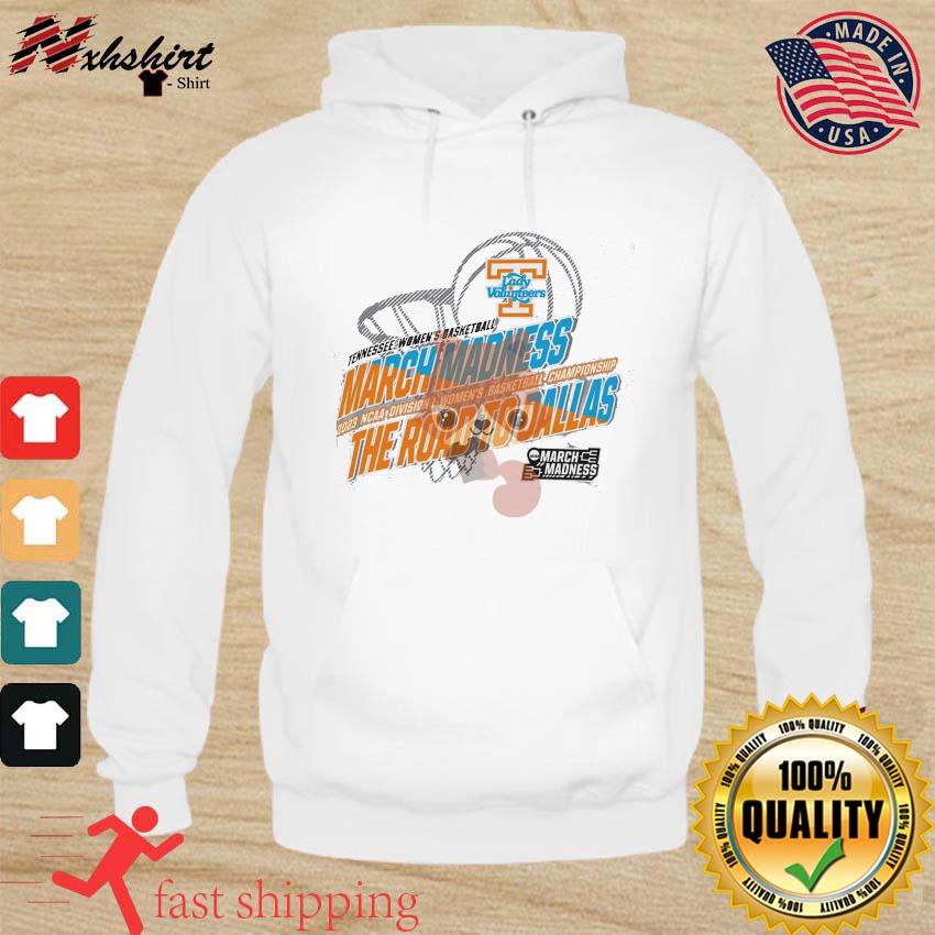 Tennessee Women's Basketball 2023 NCAA March Madness The Road To Dallas Shirt hoodie