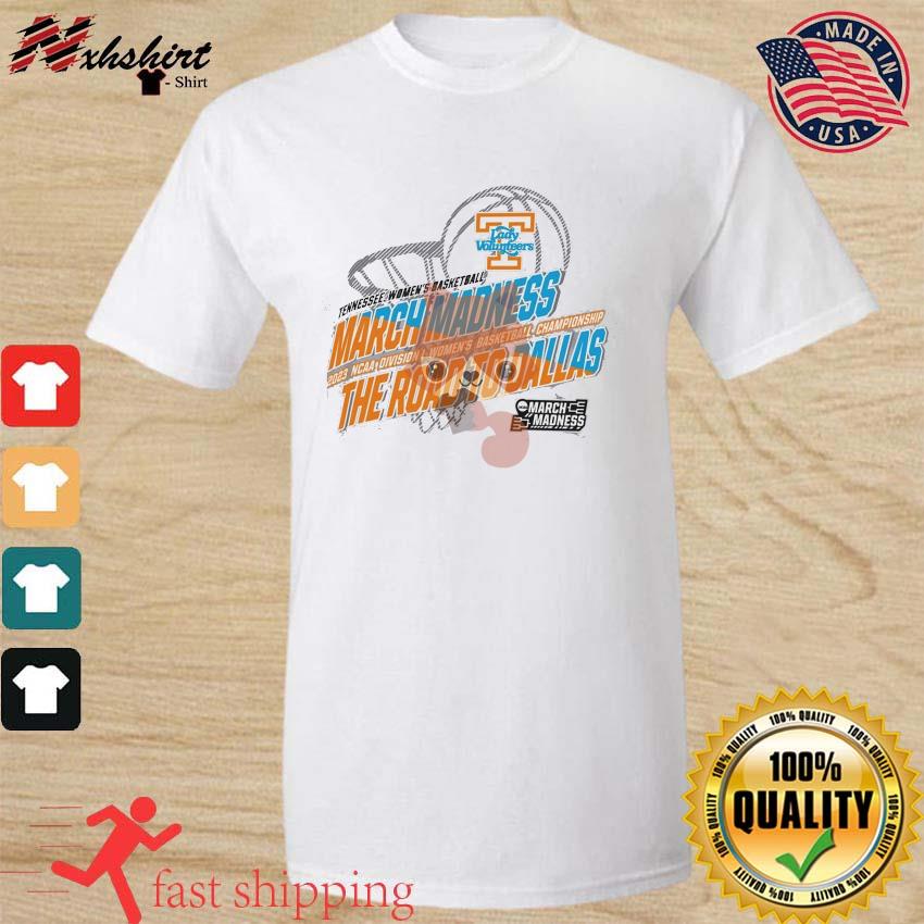 Tennessee Women's Basketball 2023 NCAA March Madness The Road To Dallas Shirt