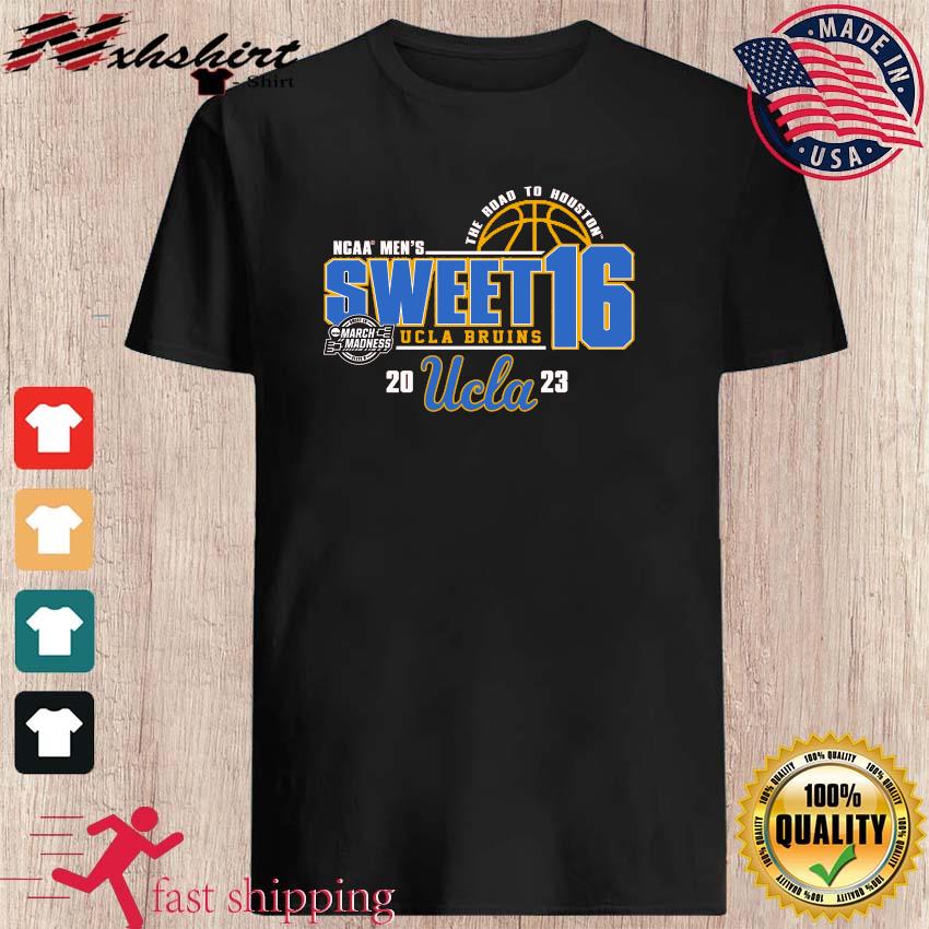 UCLA Bruins NCAA Men's Sweet Sixteen The Road To Houston 2023 Shirt