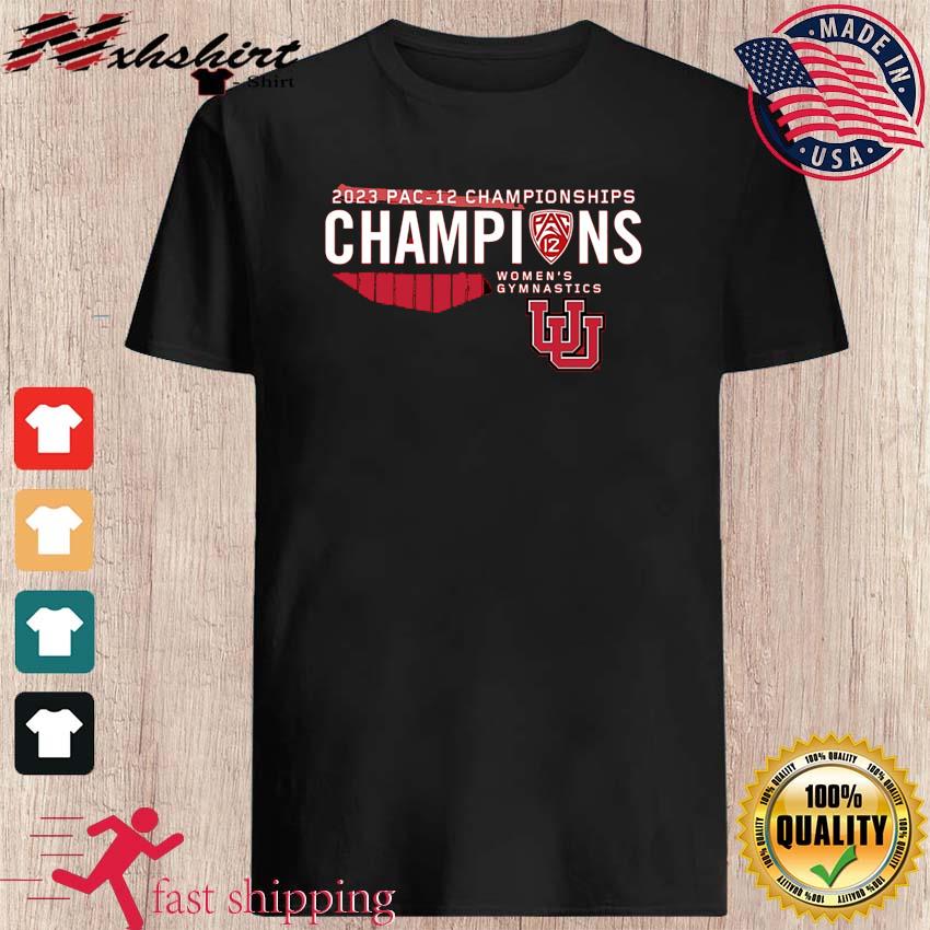 Utah Utes 2023 PAC-12 Women's Gymnastics Conference Tournament Champions T-Shirt