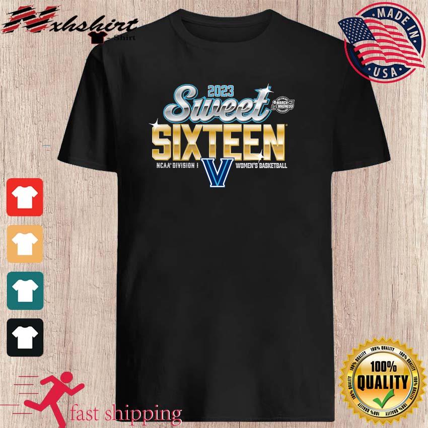 Villanova Wildcats 2023 NCAA Women's Basketball Tournament March Madness Sweet 16 Shirt