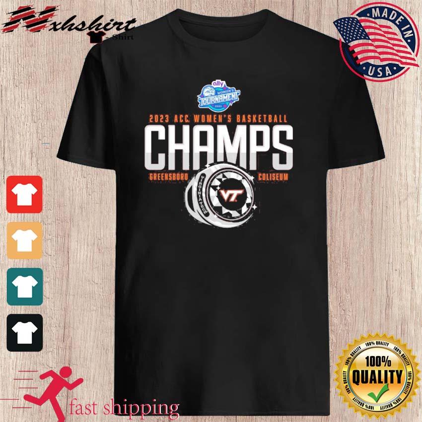 Virginia Tech Women's Basketball 2023 ACC Tournament Champions T-Shirt