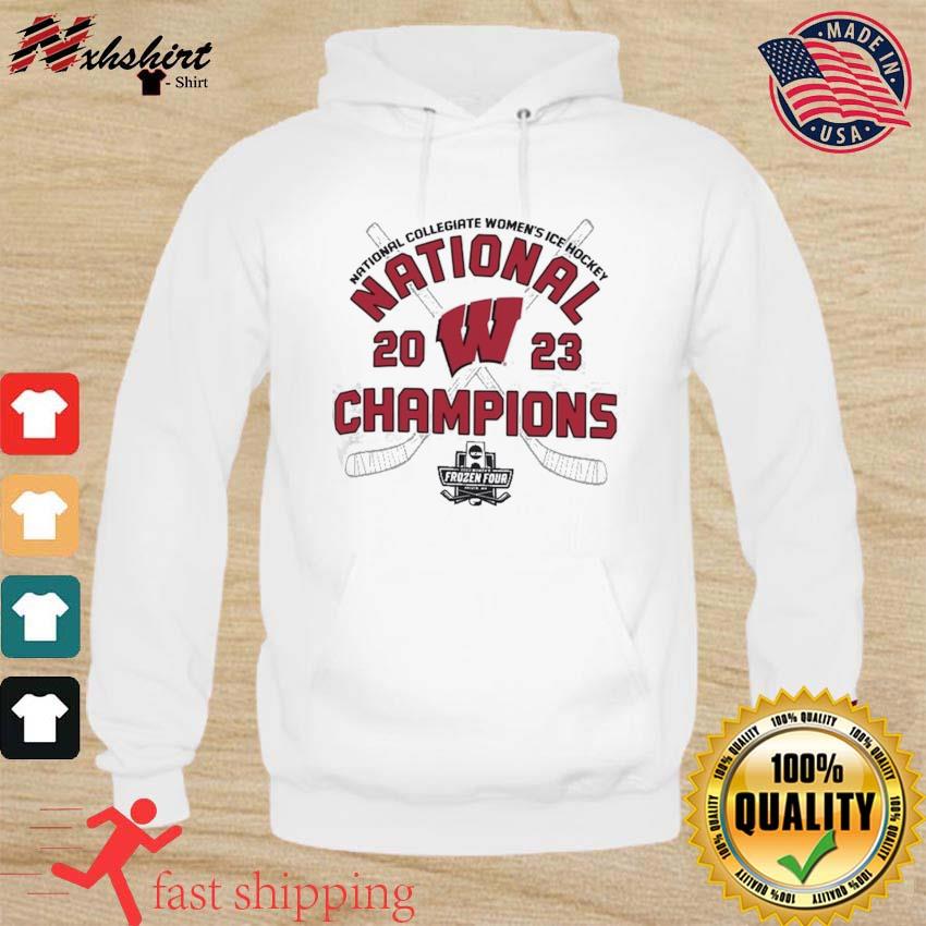 Wisconsin Badgers Champion 2023 NCAA Women's Ice Hockey National Champions Locker Room T-Shirt hoodie