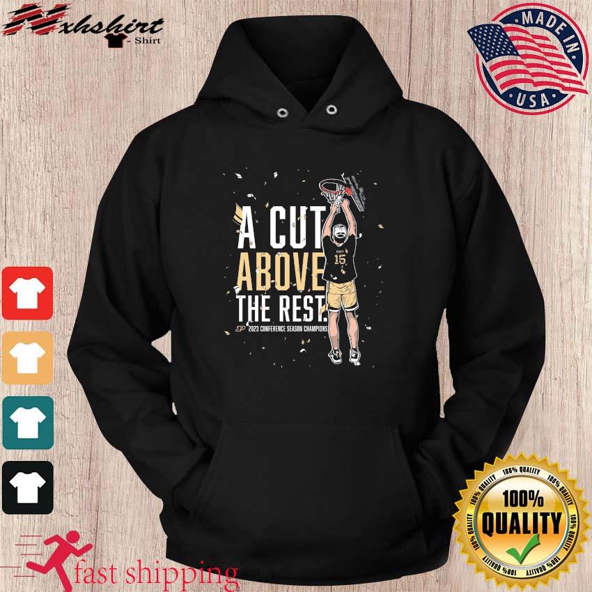 Zach Edey Purdue A Cut Above The Rest 2023 Conference Champions Shirt hoodie