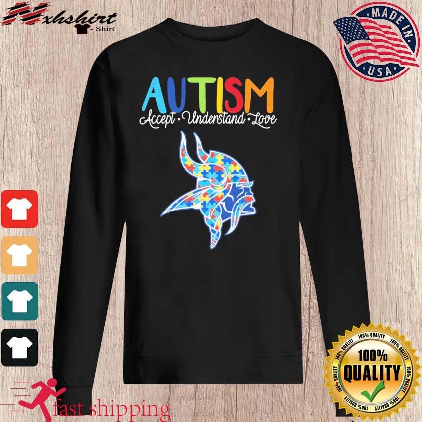 Minnesota Vikings NFL Autism Awareness Accept Understand Love Shirt,  hoodie, sweater, long sleeve and tank top