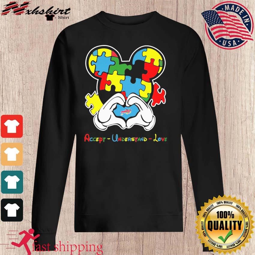 I Love The Bills Mickey Mouse Buffalo Bills T-Shirt - T-shirts Low Price