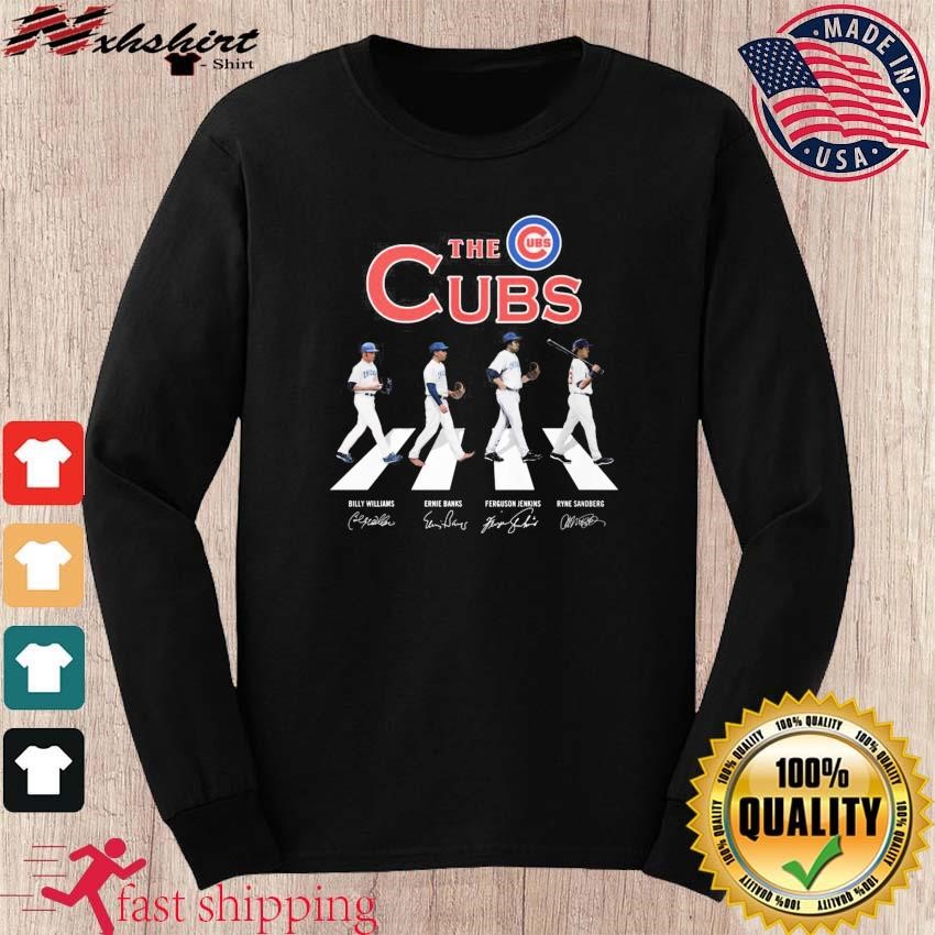 Chicago Cubs Abbey Road Signatures Shirt - High-Quality Printed Brand