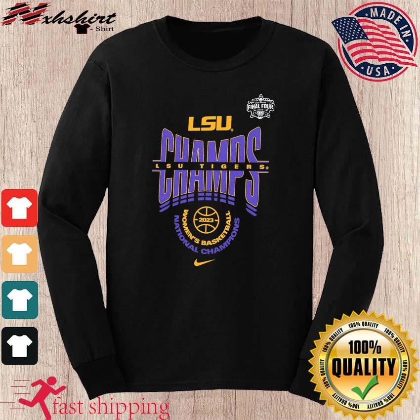 Nike Black LSU Tigers 2023 NCAA Women’s Basketball National Champions  Locker Room T-Shirt