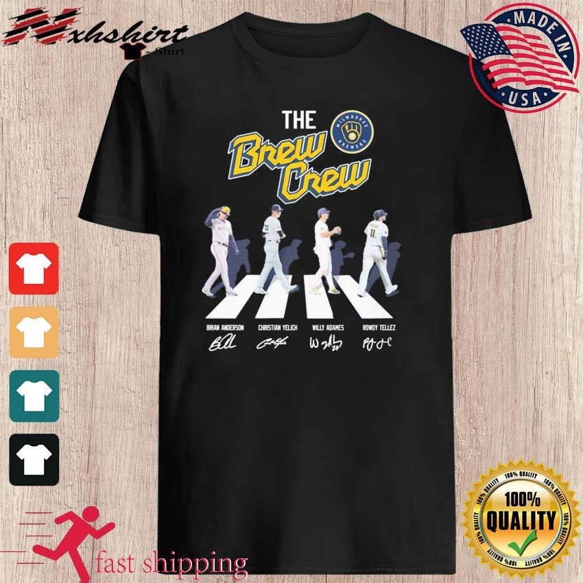 Original Milwaukee Brewers The Brew Crew Abbey road signatures