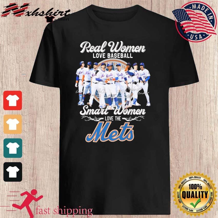 Real Women Love Baseball Smart Women Love The New York Mets 2023 Signatures  Shirt - Shibtee Clothing