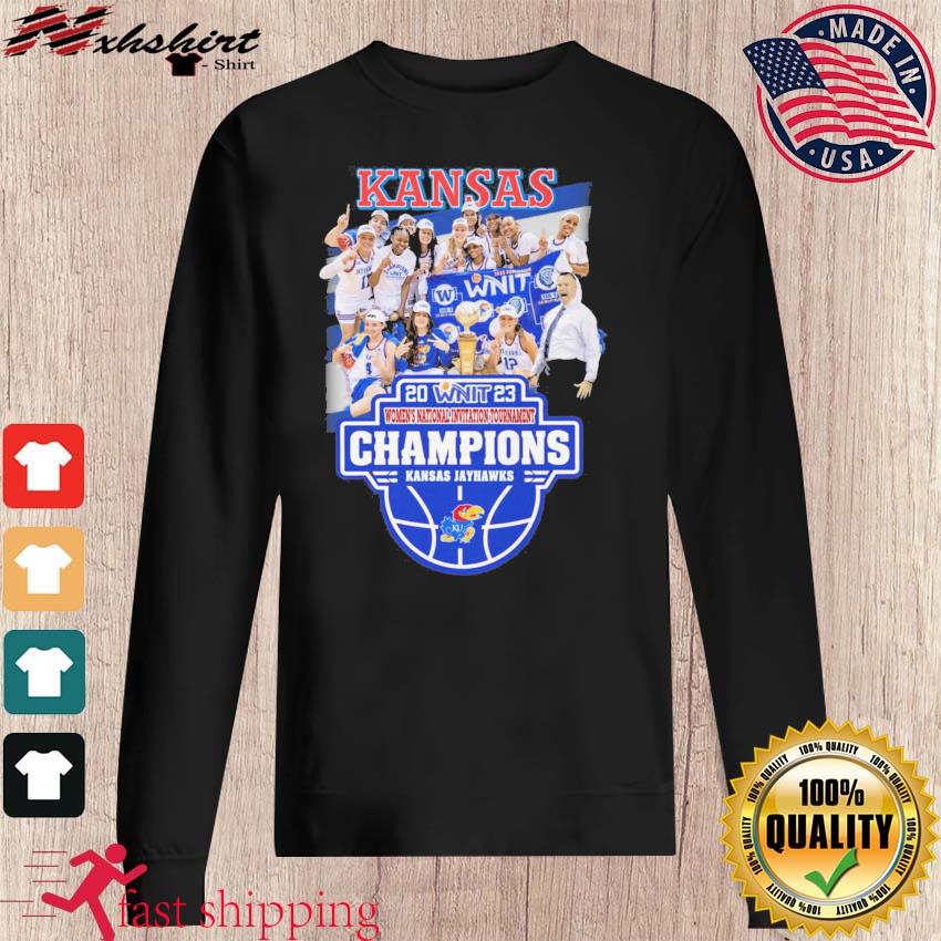 Kansas Jayhawks Women's Basketball NIT Champions 2023 shirt, hoodie,  sweater, long sleeve and tank top