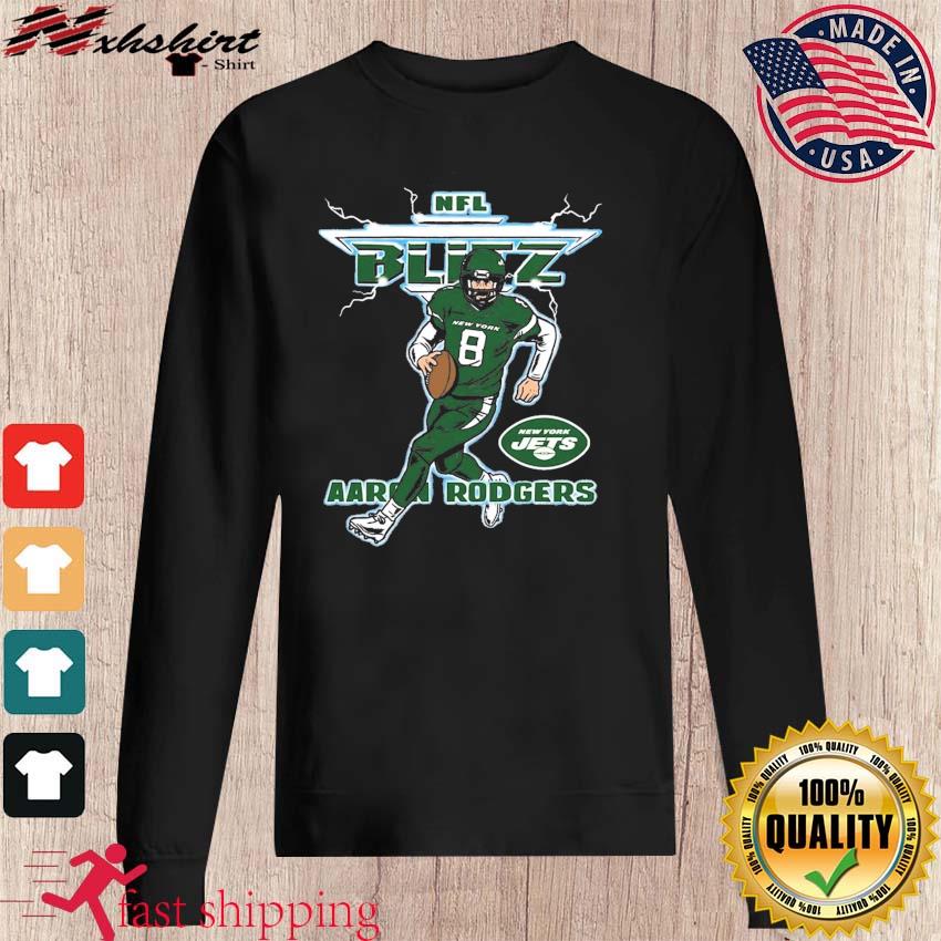 NFL Blitz New York Jets Aaron Rodgers Shirt, hoodie, sweater, long sleeve  and tank top