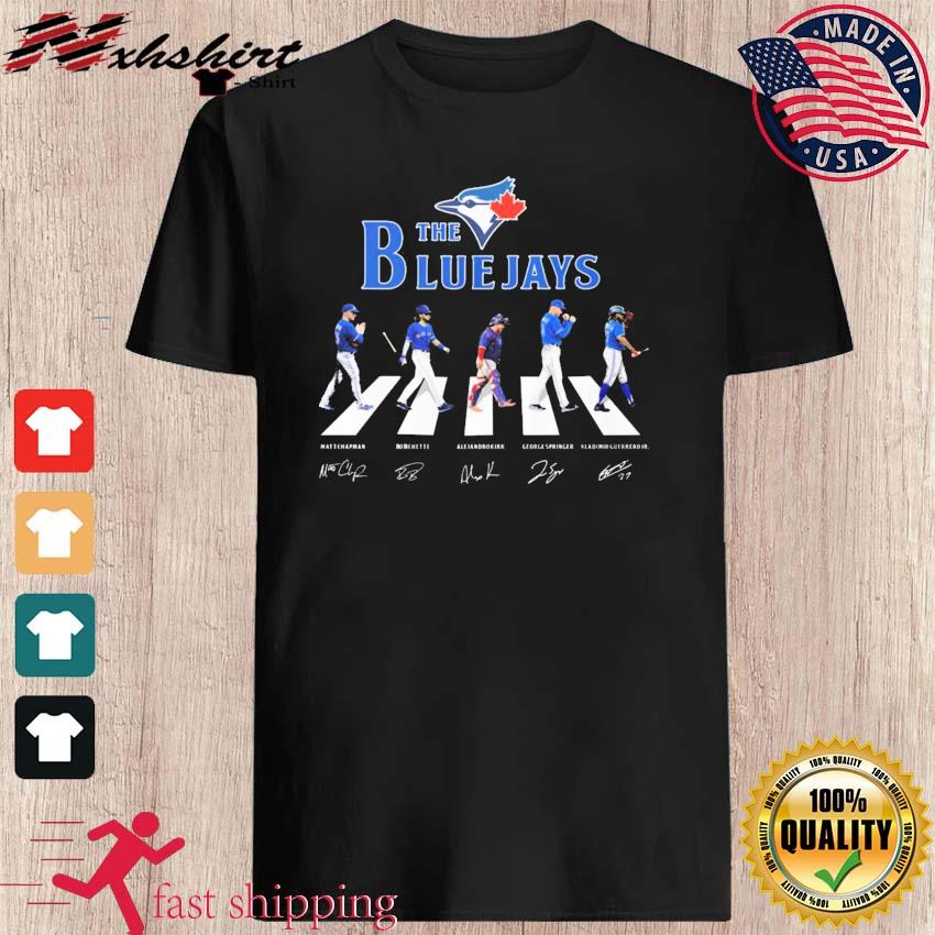 Official the Blue Jays Five Players Abbey road 2023 signatures shirt,  hoodie, sweater, long sleeve and tank top