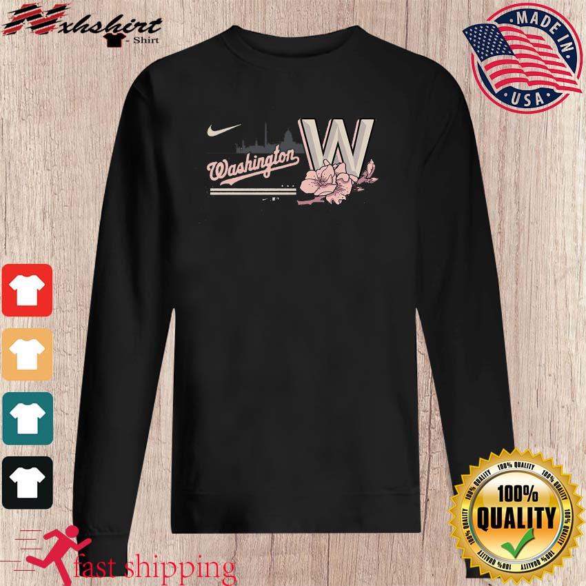 Washington nationals nike Washington skyline T-shirt, hoodie, sweater, long  sleeve and tank top