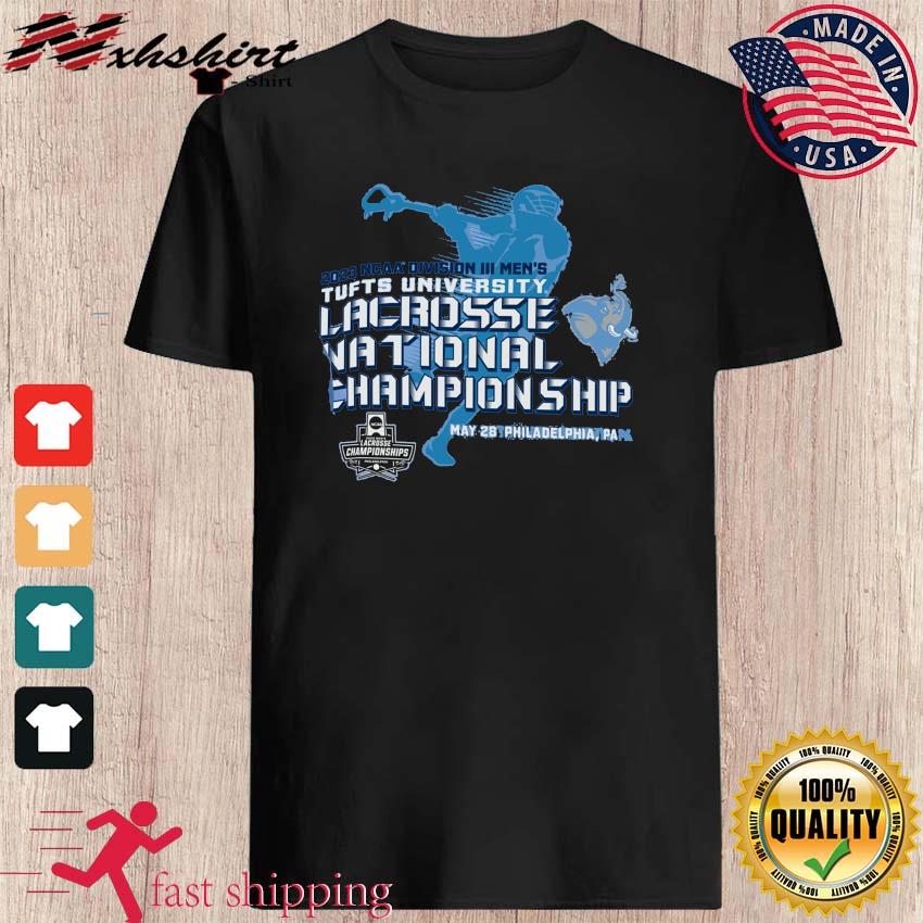 2023 D3 Men's Tufts University Lacrosse National Championship Shirt