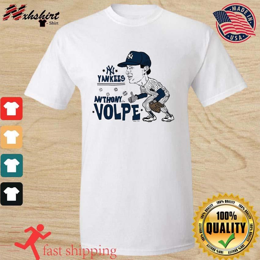 Anthony Volpe New York Yankees Caricature Shirt