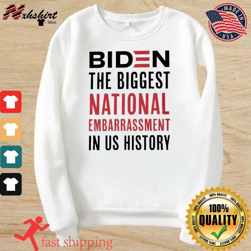 The Biggest National Embarrassment In United States History Biden Unisex  Premium T-Shirt - Premium NFL Shop