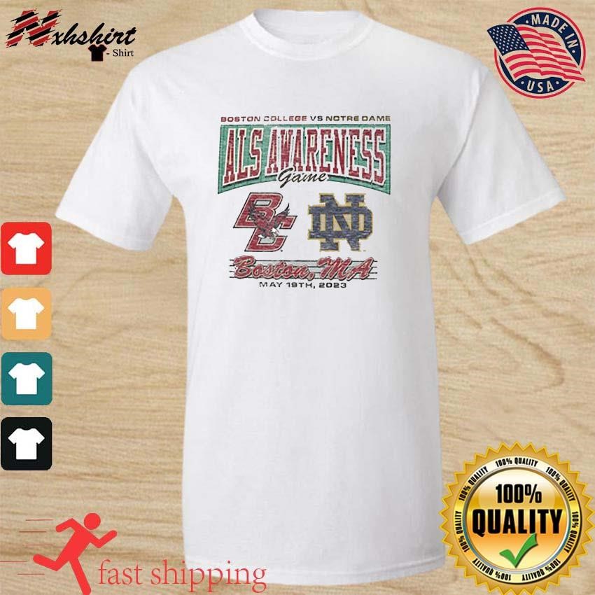 Boston College Vs Notre Dame ALS Awareness Game 2023 Shirt