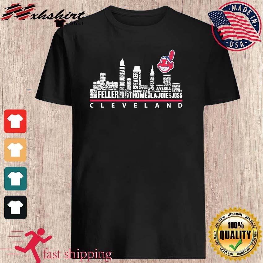 Cleveland Indians City Players Name Shirt