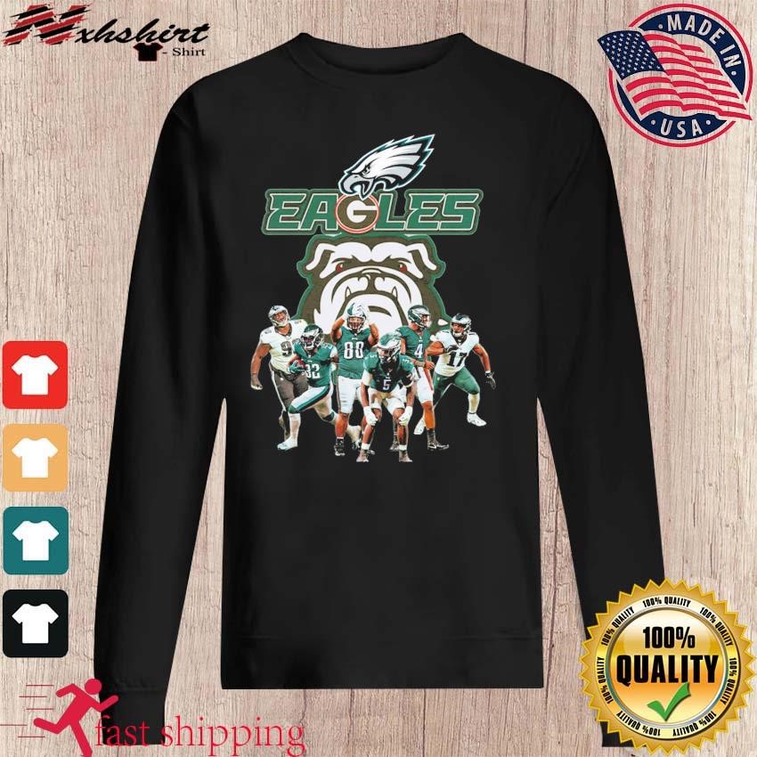 Official official Eagles Dawgs Philadelphia Eagles And Georgia Bulldogs  Players Shirts, hoodie, tank top, sweater and long sleeve t-shirt