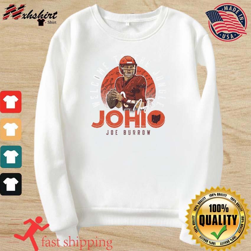 Joe Burrow Cincinnati Bengals welcome to the Jungle T-shirt, hoodie,  sweater, long sleeve and tank top