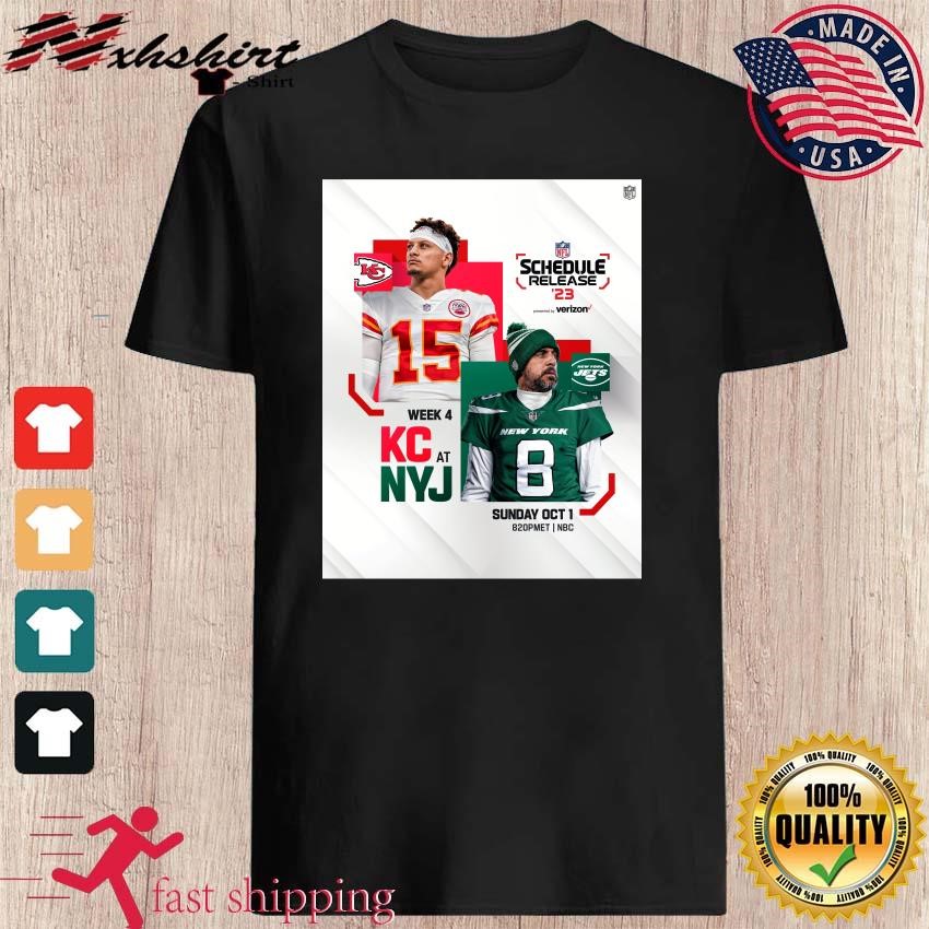 Kansas City Chiefs Vs New York Jets 2023 NFL Schedule Release Shirt, hoodie,  sweater, long sleeve and tank top