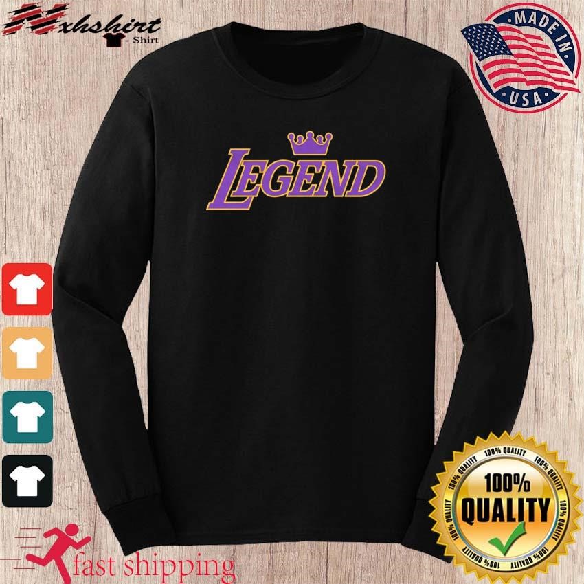 Los Angeles Lakers Lebron James King Legend logo shirt, hoodie, sweater,  long sleeve and tank top