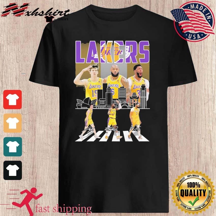 Los Angeles Lakers Austin Reaves Lebron James And Anthony Davis