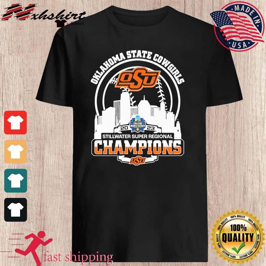 Oklahoma State Cowboys 2023 Stillwater Super Regional Champions Shirt