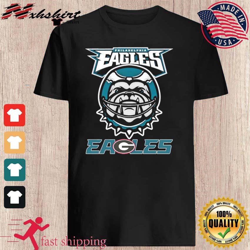 Eagles, Philadelphia Eagles Georgia Bulldogs logo shirt, hoodie, sweater,  long sleeve and tank top