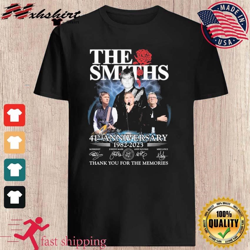 The Smiths 41st Anniversary 1982-2023 Thank You For The Memories Signatures Shirt