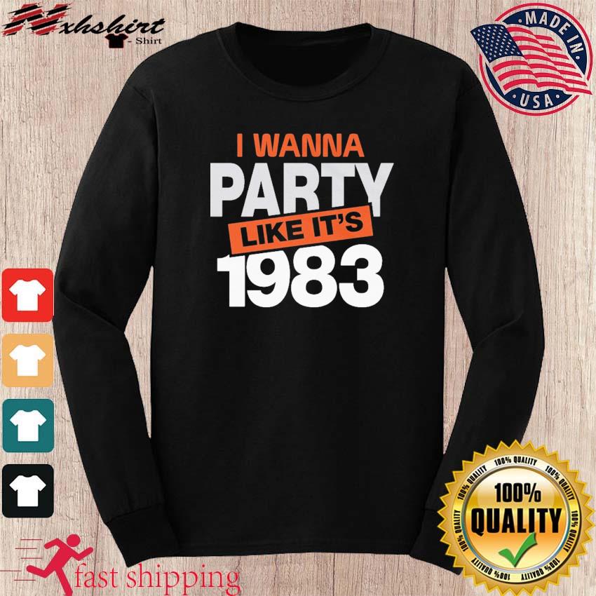 Baltimore Orioles Baseball T-shirt Party Like It's 1983 Number 1 in the  East 