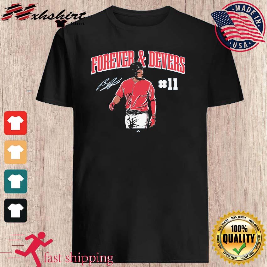 Boston Red Sox #11 Rafael Devers Forever & Devers Signature Shirt
