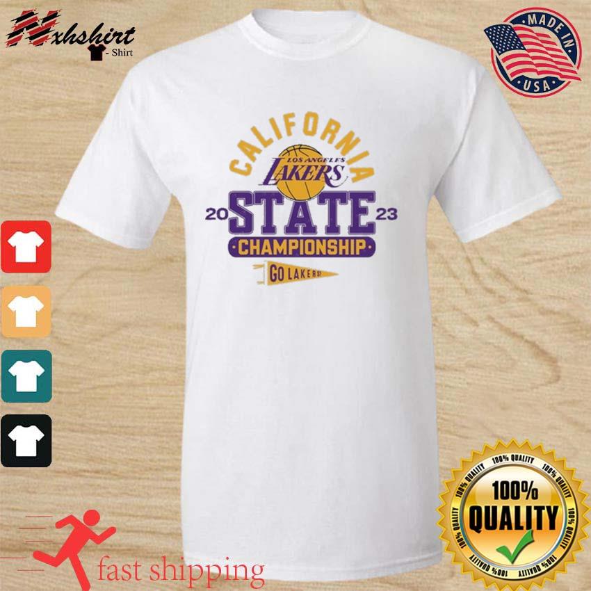 Lakers to provide 'California State Championship' shirts to fans