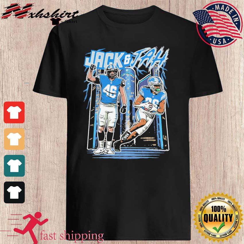 Detroit Lions Jack And Jah Vintage Skyline Shirt, hoodie, sweater, long  sleeve and tank top