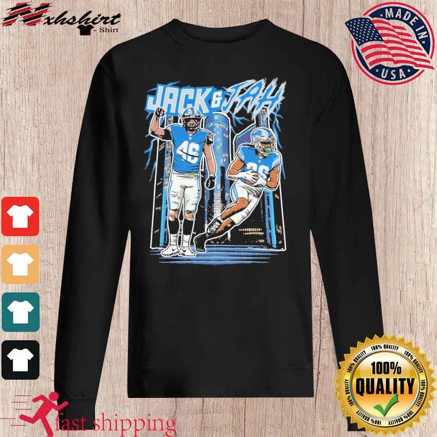 Detroit Lions Jack And Jah Vintage Skyline Shirt, hoodie, sweater, long  sleeve and tank top