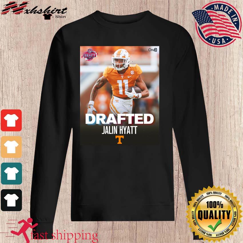 Drafted Jalin Hyatt Tennessee Volunteers NFL Draft 2023 Shirt, hoodie,  sweater, long sleeve and tank top