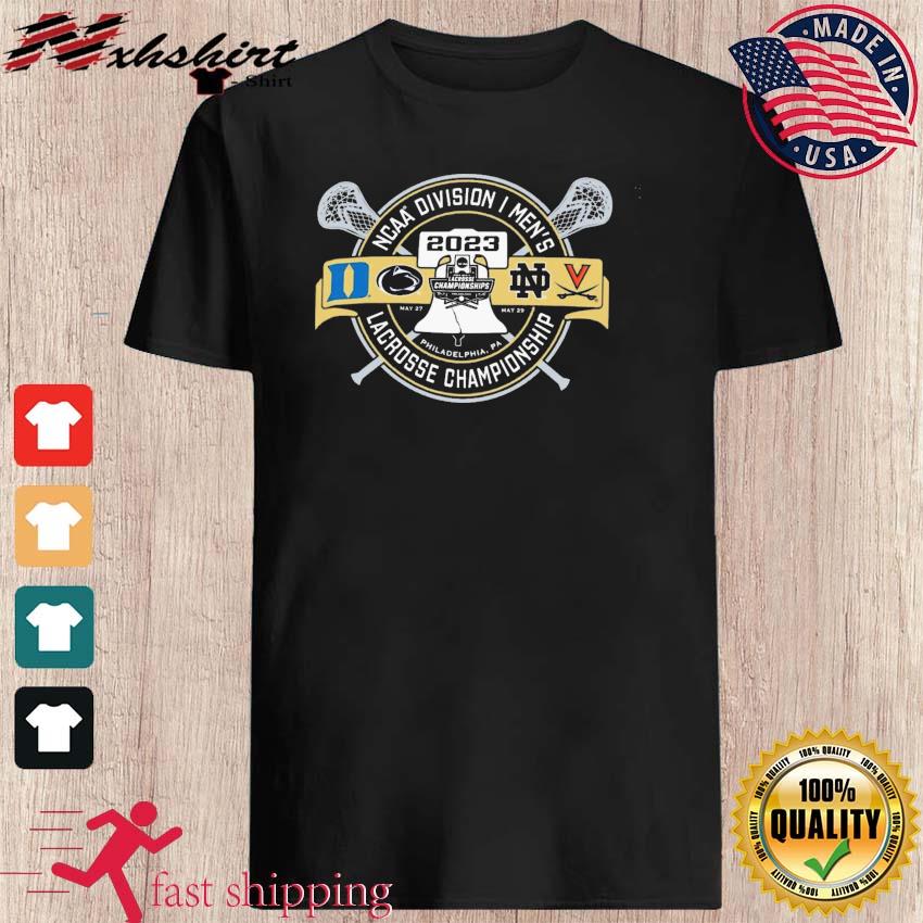 Four Teams DI Men's Lacrosse 2023 Championship Shirt