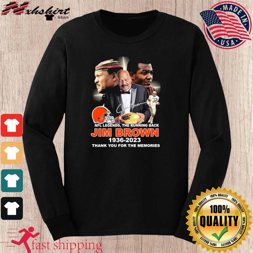 Jim brown 32 Cleveland Browns the greatest of all time signature shirt,  hoodie, sweater, long sleeve and tank top