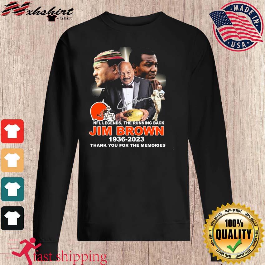 Cleveland Browns 32 Jim Brown greatest of all time 1936 2023 shirt