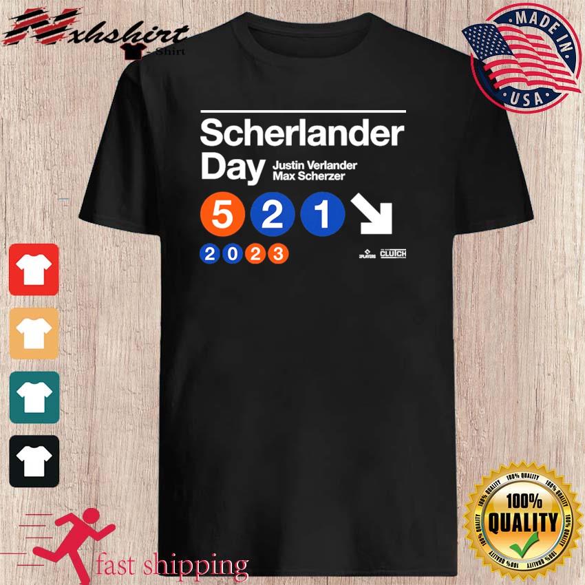 Max Scherzer Justin Verlander Scherlander Day Shirt