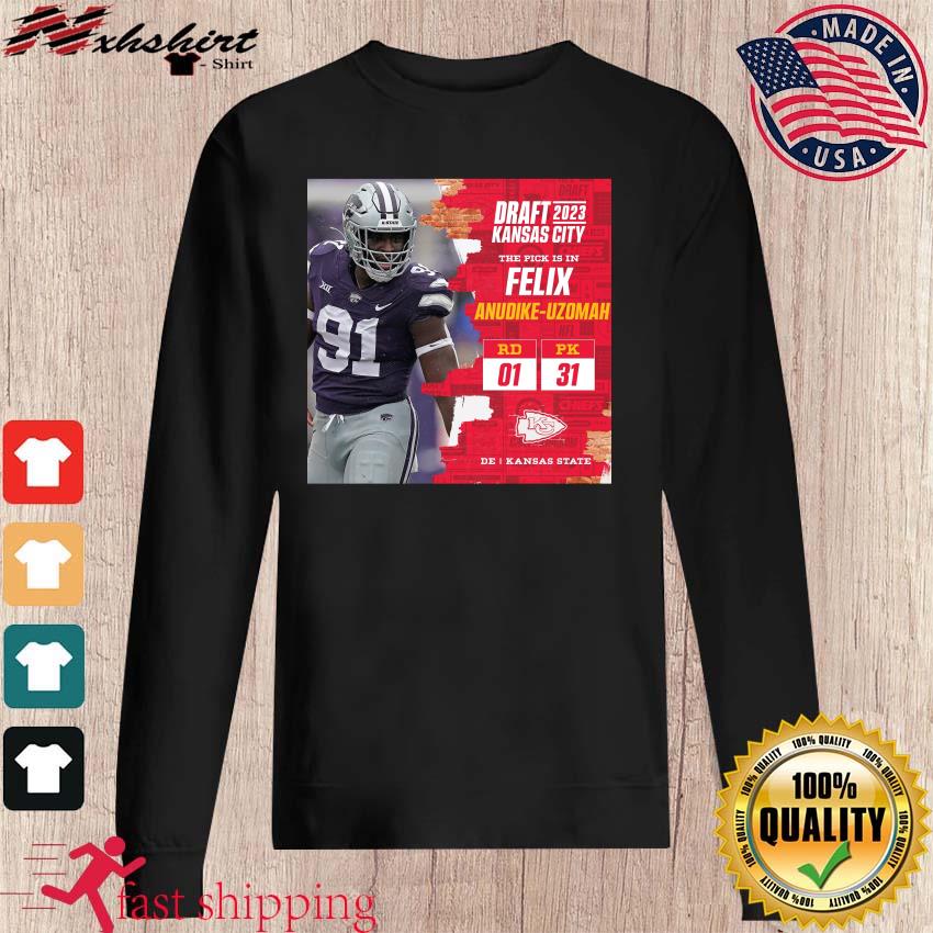 NFL Draft 2023 Kansas City The Pick Is In Felix Anudike-Uzomah Shirt,  hoodie, sweater, long sleeve and tank top