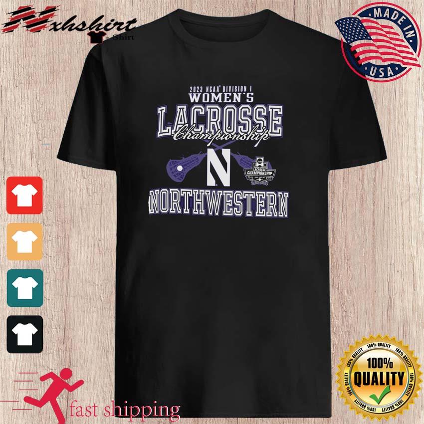 Northwestern Wildcats 2023 NCAA DI Women's Lacrosse Championship Shirt