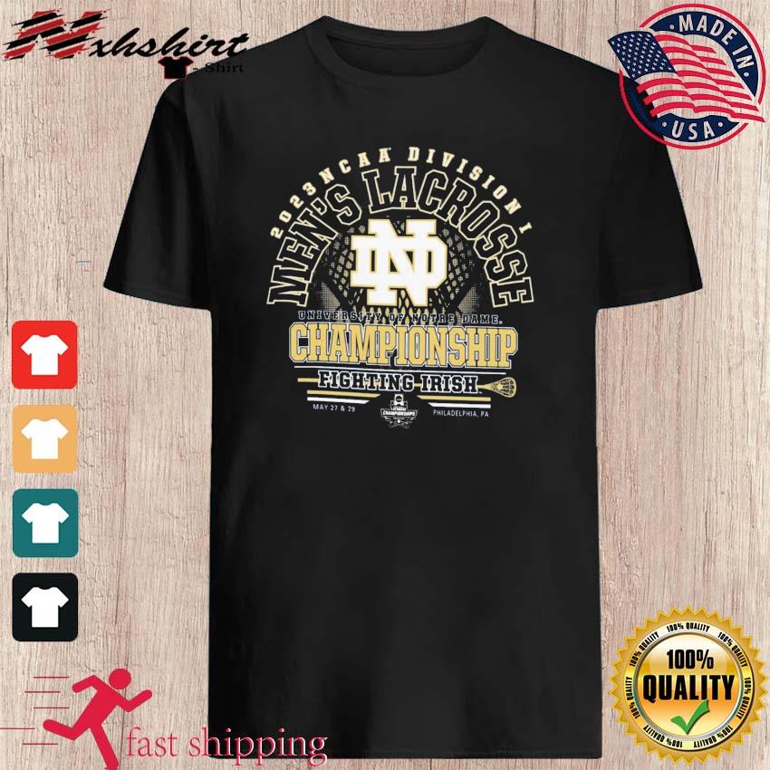 Notre Dame Fighting Irish 2023 NCAA DI Men's Lacrosse Championship Shirt